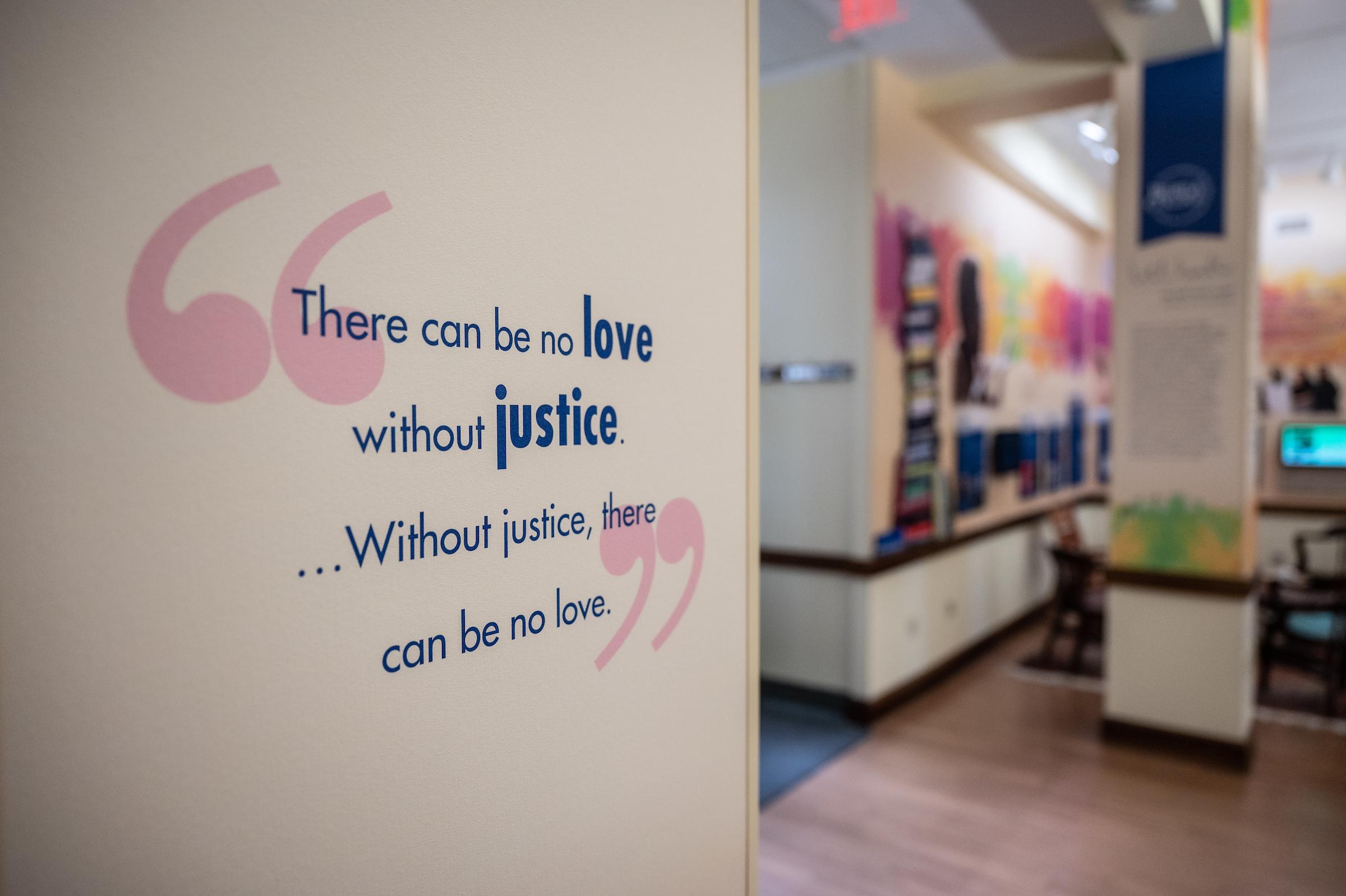 "There can be no love without justice...without justice, there can be no love." - bell hooks